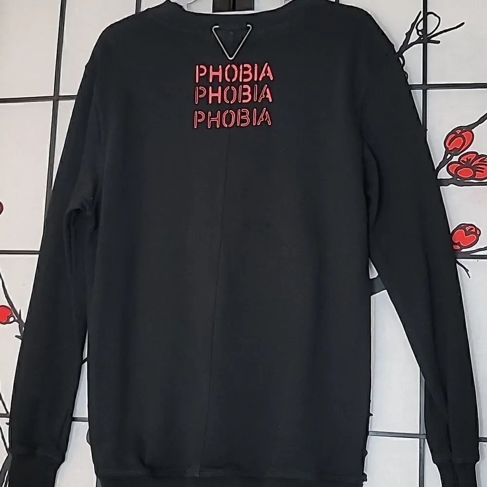 Damir Doma Charles Madd Phobia Triangle Detail Relaxed Sweatshirt